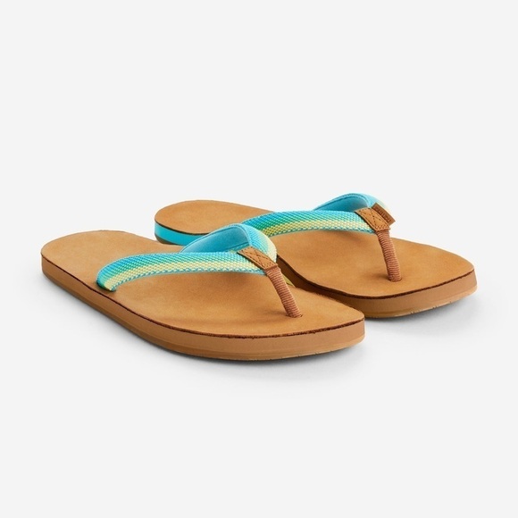 Hari Mari Scouts Breeze Flip Flops in Aqua Minimalist Resortwear Summer Shoe 7‎ - Picture 1 of 12
